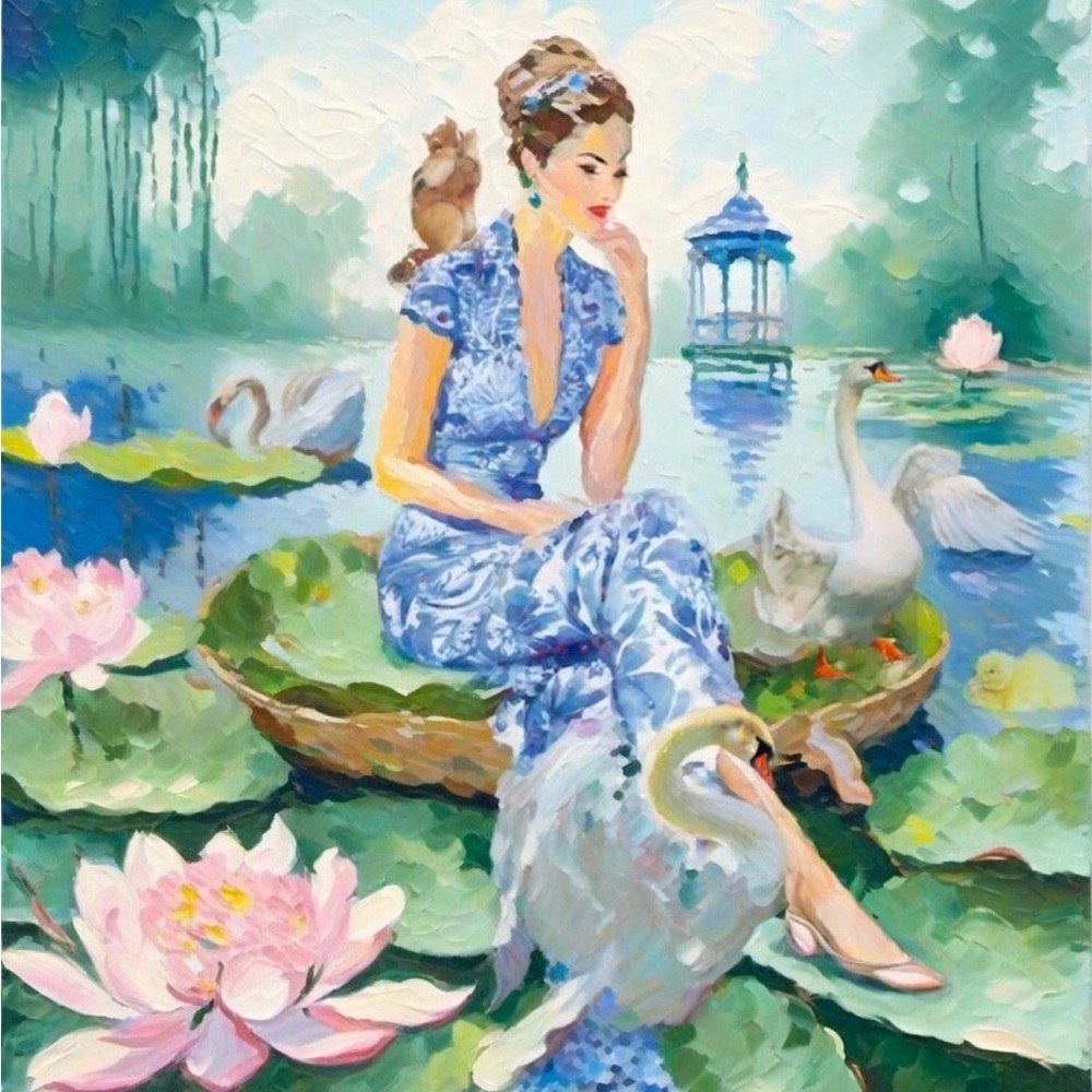 Fine Art Print by Sophie Clima - Swan Lake